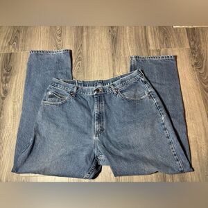 Wrangler Men’s Denim Jeans Size 38 x 30 Relaxed Fit Excellent Preloved Condition